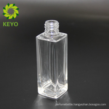 30ml square clear glass essential oil dropper bottle